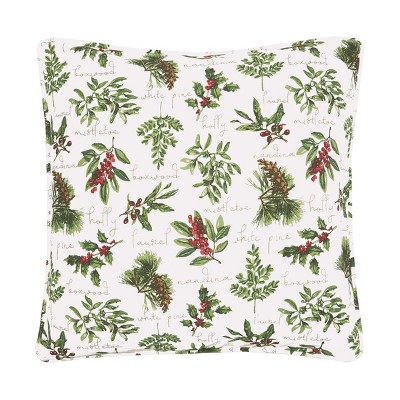 C&F Home 20" x 20" Winter Botanical Woven Throw Pillow