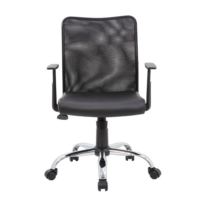 Fixed Arm Budget Mesh Task Chair Black - Boss Office Products, 6 of 11
