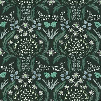 Tempaper & Co. 56 sq ft Scandi Floral Peel and Stick Wallpaper English Garden