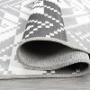 coucheta Indoor Outdoor Washable Area Rug, Vintage Moroccan Geometric Pattern Non-Slip Low Pile Carpet, for Patio, Living Room, Porch, Backyard - 3 of 4