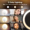FUNTOUCH Lighted Makeup Mirror with 1X/10XMagnification, Rechargeable,2-Sided,3 Color Lightings with Touch Control and 360°Rotation - 4 of 4