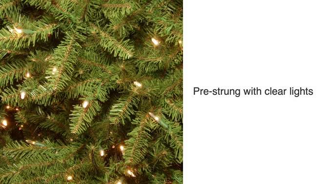 National Tree Company Pre-Lit Full Dunhill Fir Artificial Christmas Tree Clear Lights, 2 of 5, play video