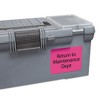 Avery High-Vis Removable Laser/Inkjet ID Labels w/ Sure Feed, 3.33 x 4, Neon, 72/PK - 2 of 4