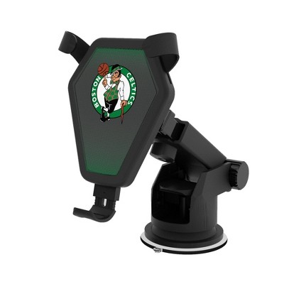 Keyscaper Boston Celtics Linen 10-Watt Wireless Car Charger
