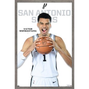 Trends International NBA San Antonio Spurs - Victor Wembanyama Feature Series 23 Framed Wall Poster Prints - 1 of 4