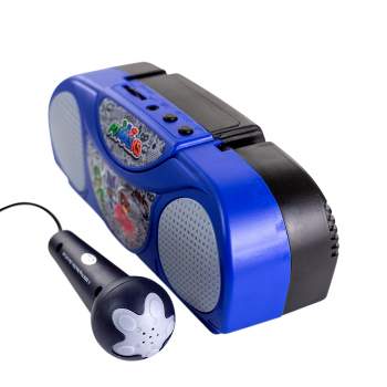 BONAOK Mini Karaoke Machine with 2 Wireless Microphones for Kids