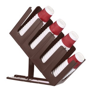 Unique Bargains Adjustable Lightweight Portable Plastic Cup and Lid Holder 1 Pcs - 1 of 4