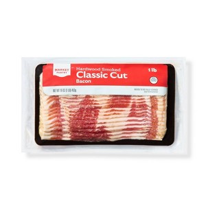Hardwood Smoked Classic Cut Bacon - 16oz - Market Pantry™ - 1 of 3