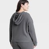 Women's Thermal Zip-Up Hoodie Sweatshirt - Auden™ - image 2 of 3