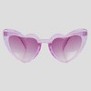 Anna-Kaci Active Women's Vibrant Heart-Shaped Fashion Sunglasses UV400 Protection - 2 of 4