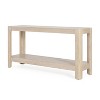 NicBex Modern 2-Tier Narrow Console Table with Wood Veneer,Minimalist Entryway Table for Study,Hallway,Living Room - 2 of 4