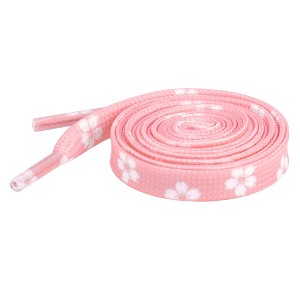 INSPIRE CHIC Colorful Floral Printed Flat Shoelaces for Casual 1 Pair - 1 of 4