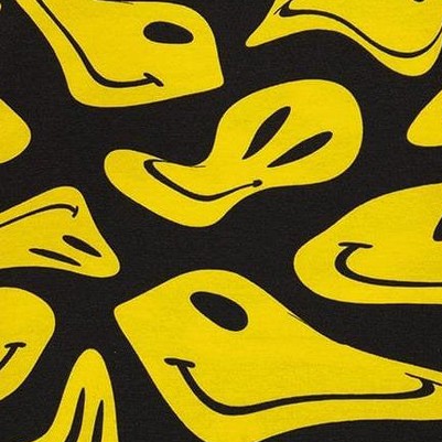 black and yellow smile