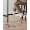 VASAGLE, Narrow Long Bar, Kitchen Dining, High Pub Table, Sturdy Metal Frame, Industrial Design, 15.7 x 55.1 x 35.4 Inches - 3 of 4