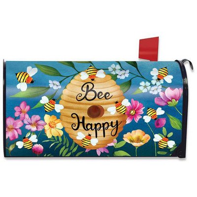 Happy Beehive Spring Mailbox Cover - Standard Size - Briarwood Lane ...