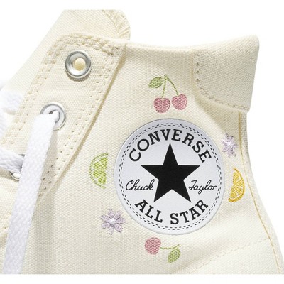 Женские кроссовки Converse Women's Platform High Top Sneakers - Cream Fruit 6.5 — фото 8
