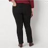 Women's Secretly Slender Mid Rise Straight Leg Jeans - Plus - St. John's Bay - 2 of 3