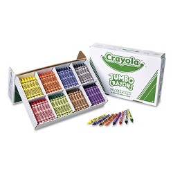 Crayola Classpack Large Size Crayons 50 Each Of 8 Colors 400/box 