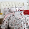 FIONECA Christmas Holiday Themed Brushed Microfiber Quilt Set Ultra Soft Easy Care - 4 of 4