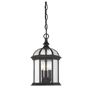 Savoy House Kensington 3 - Light Pendant in  Textured Black - 1 of 3
