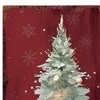 HomeRoots 36" Red and Green Merry Christmas Christmas Tree Solid Wood Porch Sign - 4 of 4