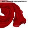 Unique Bargains Nylon Mesh DIY Craft Tensile Stocking Flower Fabric 15 Pcs 26" - 3 of 4