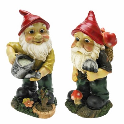 Design Toscano Gulliver And Mushroonie Garden Gnome Statues