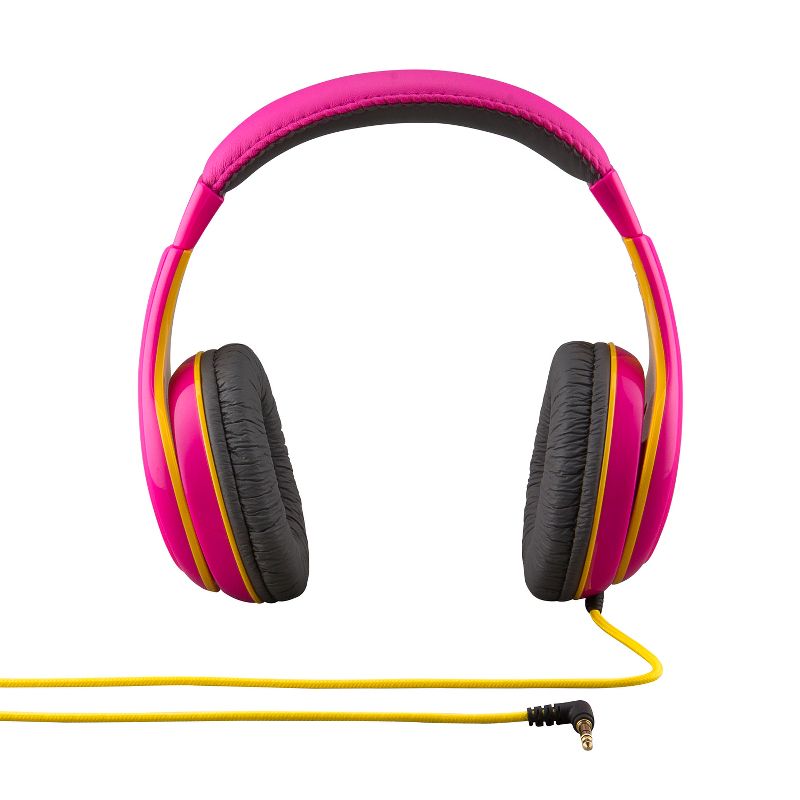 eKids Pink Wired Headphones for Kids, Over Ear Headphones for School, Home, or Travel - Pink (EK-140P.EXV1), 3 of 5