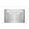 Cosmo COS-668A750-DL 30 in. Vista Collection 380 CFM Ductless Wall Mount Range Hood, Button Controls, LED Lights, Stainless Steel - 4 of 4