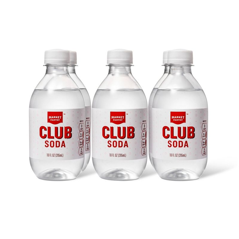 Club Soda - 6pk/10 fl oz - Market Pantry&#8482;, 1 of 4