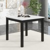APRILSOUL5-piece Counter Height Dining Table Set with One Faux Marble Top Dining Table and Four Velvet-Upholstered Chairs - 4 of 4