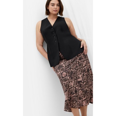 Women's Plus Size Kyra Print Skirt - snake print | CITY CHIC
