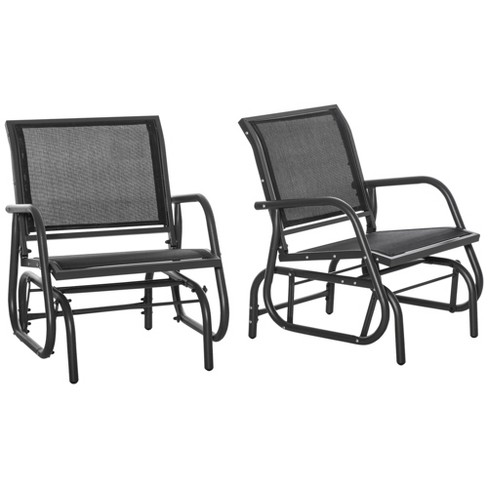 Black mesh garden discount chairs