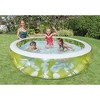 Inflatable Swim Center Pinwheel Pool - Green, 90" x 22", Vibrant and Durable Outdoor Fun for Kids, Holds 182 Gallons of Water. Luminuxe - 2 of 4