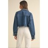 Women's Rhinestone Denim Jacket - MABLE - image 2 of 4