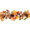 Northlight Acorns, Pinecones and Mixed Autumn Foliage Artificial Fall Harvest Garland - 5' x 8" - 4 of 4