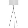 Lighting, 62"h, Floor Lamp, Nickel Metal, Grey Shade, Contemporary - 2 of 4