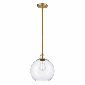 Athens - 1 Light Stem Hung Mini Pendant In Industrial Style-13 Inches Tall and 10 Inches Wide - 1 of 1