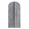 Household Essentials Hanging Zippered Garment Storage Bag with Clear Vision Front Set of 2 Denim: Polyester, 56" Height, 70 Volume - image 4 of 4