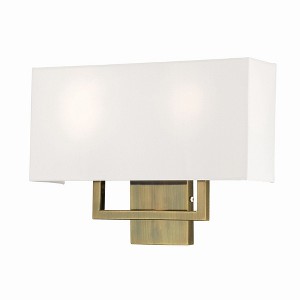 Livex Lighting Pierson 2 - Light Wall Light in  Antique Brass - 1 of 1