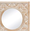 Ornate Carved Wood Wall Mirror 23.25"SQ - 2 of 2