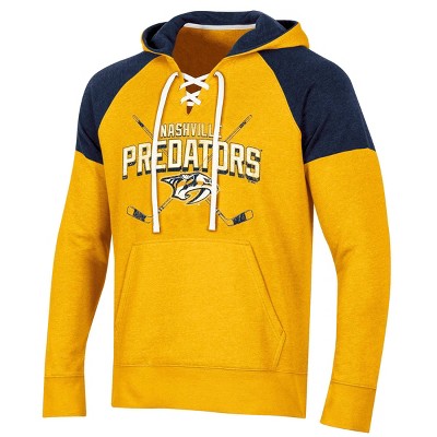 NHL Nashville Predators Men's Hat Trick Laced Hoodie - S