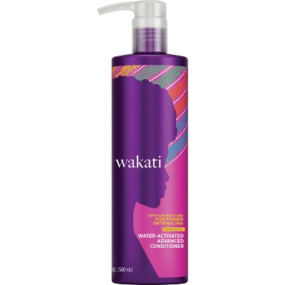 Wakati Water Activated Conditioner, Paraben and Sulfate-Free for Natural Hair, Easy Finger Tangling - 16.9oz