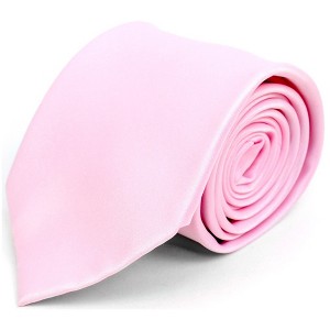 Men's Classic Solid Color Wedding Neck Tie - 1 of 4