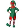 HalloweenCostumes.com Toddler Girl's Santa's Helper Costume - 2 of 3