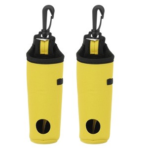 Unique Bargains Neoprene Waist-Mounted Lightweight Golf Ball Carry Bags 2 Pcs - 1 of 4
