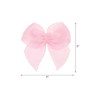 Unique Bargains Craft DIY Gift Packaging Accessories Satin Mini Flower Bows - 2 of 4