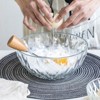Le'raze Decorative Diamond Design Glass Bowl Centerpiece Table Decoration - 74oz. - 3 of 4