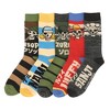 One Piece (Live Action) Luffy, Zoro, Nami, Usopp and Sanji Mens Casual Crew Socks 4 Pack - 4 of 4