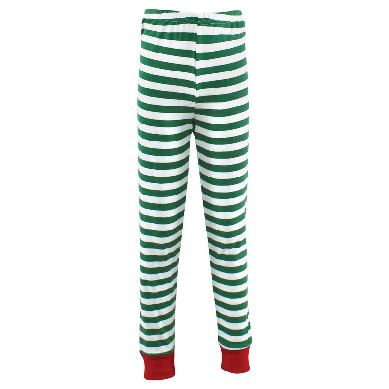 Hudson Baby Infant and Toddler Cotton Pajama Set, Rudolph, 4 of 5
